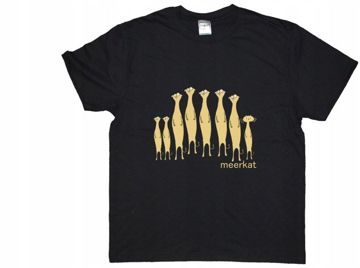 MĘSKA KOSZULKA SURYKATKA SURYKATKI WZORY s1c