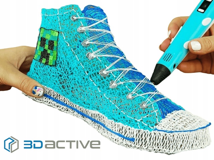 WKŁADY DO DŁUGOPISU 3D PEN MEGA ZESTAW DLA DZIECI PLA FILAMENTY 40x5m 200 m