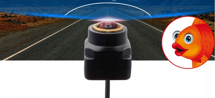 Kamera Cofania CVBS/AHD 720P 170 stopni rybie OKO