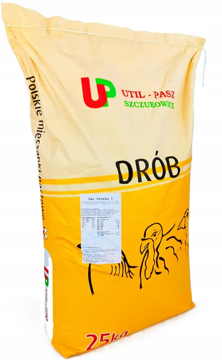 PASZA DLA KACZEK 25KG PASZA KARMA DLA KACZEK I GESI 1 DROB WITAMINY