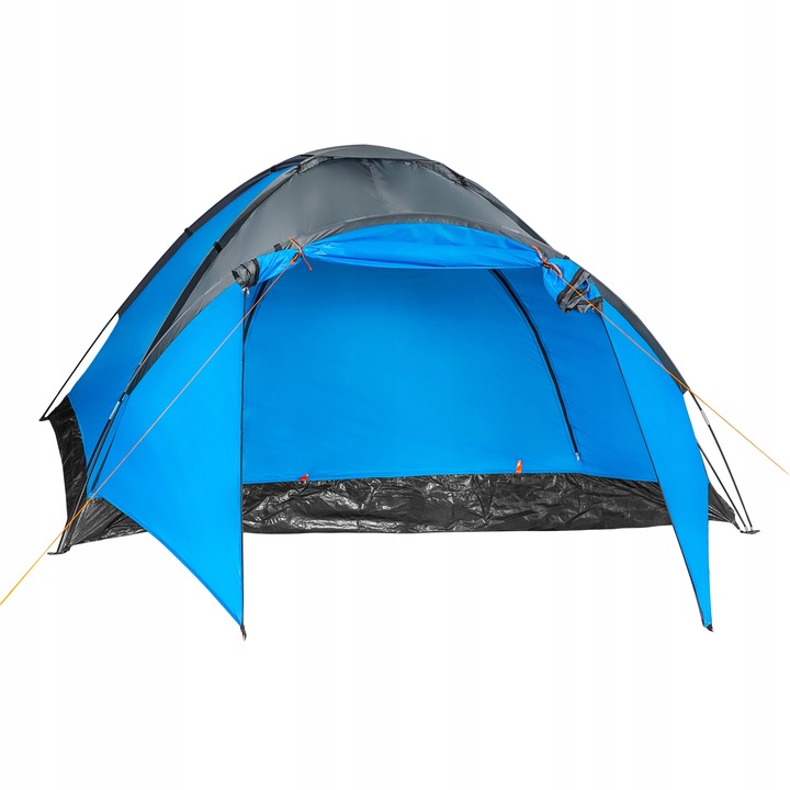 Namiot turystyczny kempingowy DUŻY SOLIDMY 6-osobowy IGLOO 240x290cm