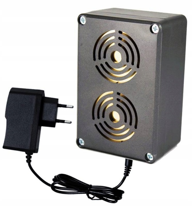 Podwójny odstraszacz na kuny, hermetyczny 100%, tranzystorowy mocny