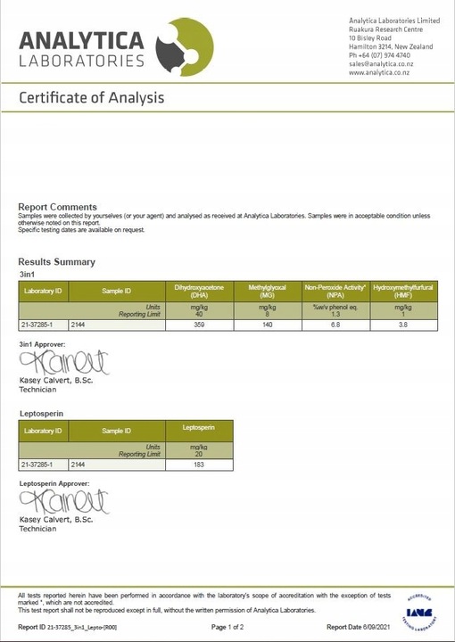 MIÓD MANUKA MGO 100+ 250 g HECADI