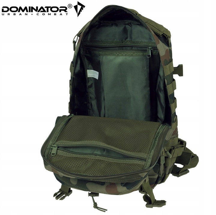PLECAK WOJSKOWY TAKTYCZNY DOMINATOR EDC MOLLE MORO PL WOODLAND wz.93 30L