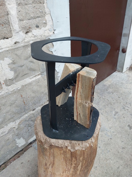 Kiwi łuparka ręczna rozłupywacz do drewna opałowego stojak do łupania