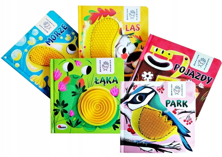 KSIĄŻECZKA KSIĄŻKA DOTYKOWA SENSORYCZNA WIEŚ