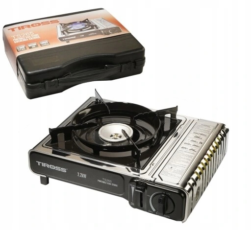 Kuchenka turystyczna +GAZ x 4 szt. TS-265 PIKNIK KAMPING PLENER