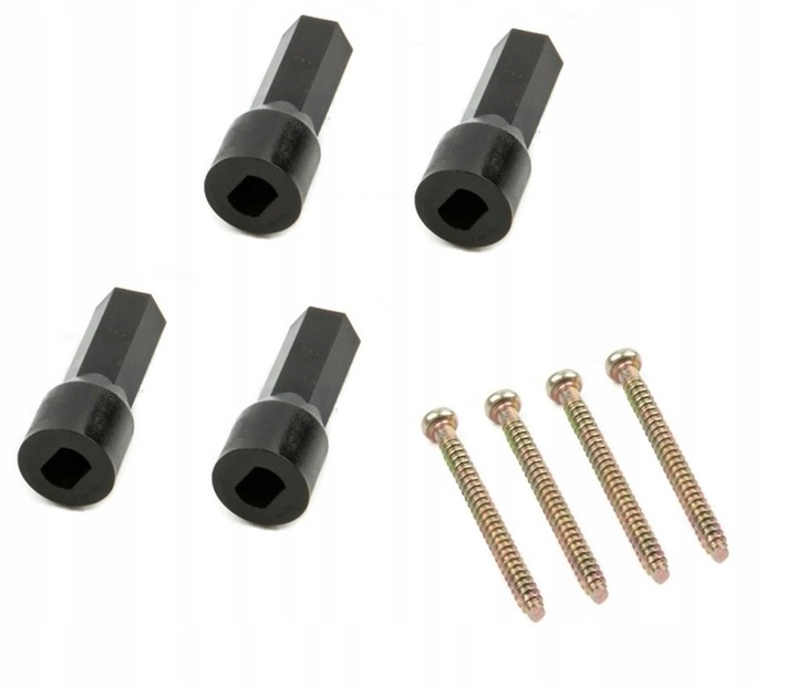 Zestaw 4 kół koła robota łazika Mecanum wielokierunkowe 80mm + 4x silnik DC