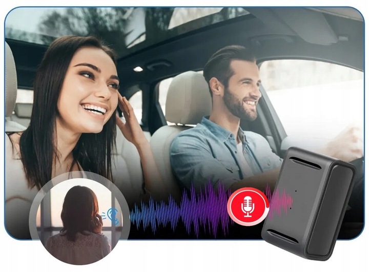 MINI LOKALIZATOR POJAZDU GPS PODSŁUCH ŚLEDZENIE MOCNY MAGNES BEZ ABONAMENTU