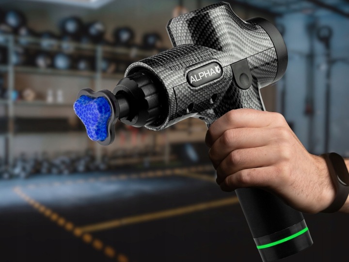 PISTOLET DO MASAŻU MASAŻER DO PLECÓW CIAŁA MASSAGE GUN PRO ALPHA