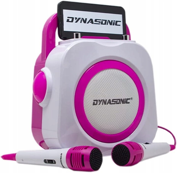 ZESTAW KARAOKE 2 MIKROFONY BLUETOOTH USB SD RADIO