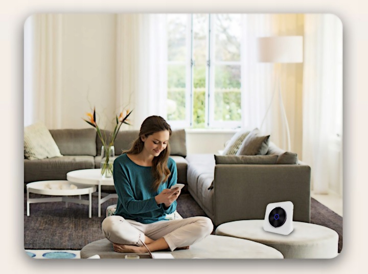 Wszechstronny odtwarzacz CD z Bluetoothem Wbudowane podwójne głośniki HiFi