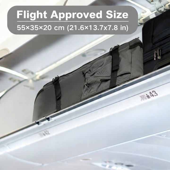 Plecak do Samolotu 55x40x20 Ryanair WizzAir LOT Duży Wodoodporny