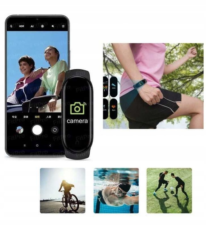SMARTBAND M5 SMARTWATCH OPASKA PULS KROKI ROZMOWY