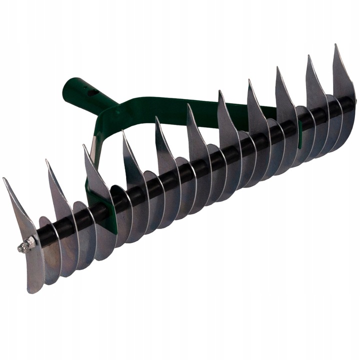 AERATOR WERTYKULATOR OBROTOWY RĘCZNY WAHADŁOWY DO TRAWY TRAWNIKA Z KOLCAMI