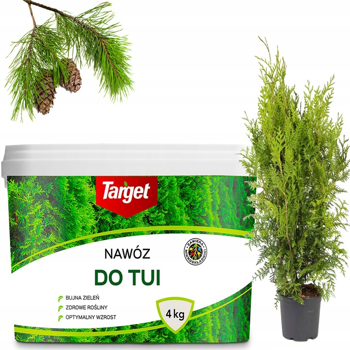 Nawóz do TUI ŻYWOTNIKÓW TARGET 4 kg tuji iglaków