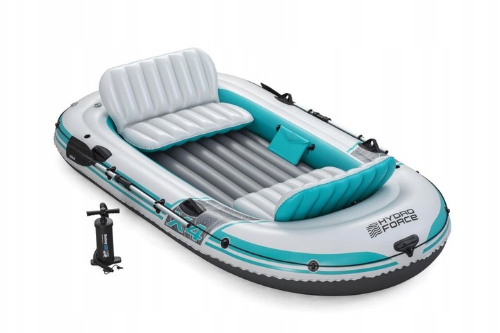 Ponton Elite 4 os. Bestway Pompka + Wiosła 65158 MODEL 2025