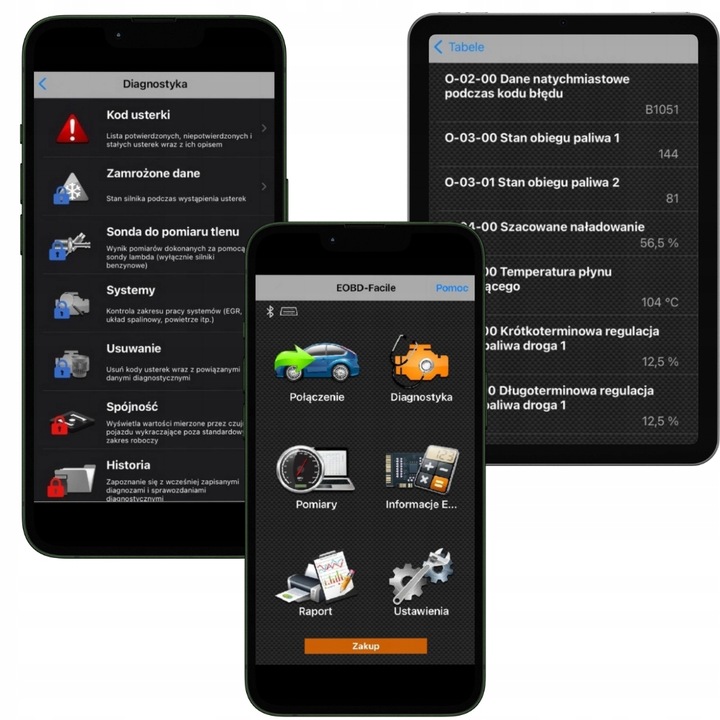 INTERFEJS DIAGNOSTYCZNY OBD2 BLUETOOTH ANDROID VGATE iCAR2 POLSKI TESTER