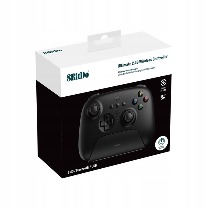 8BitDo Ultimate 2.4G Pad PC Hall Ed/Blac