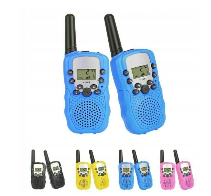 SHONA T388 WALKIE TALKIE 2 szt dla dzieci 10 tonów latarka VOX