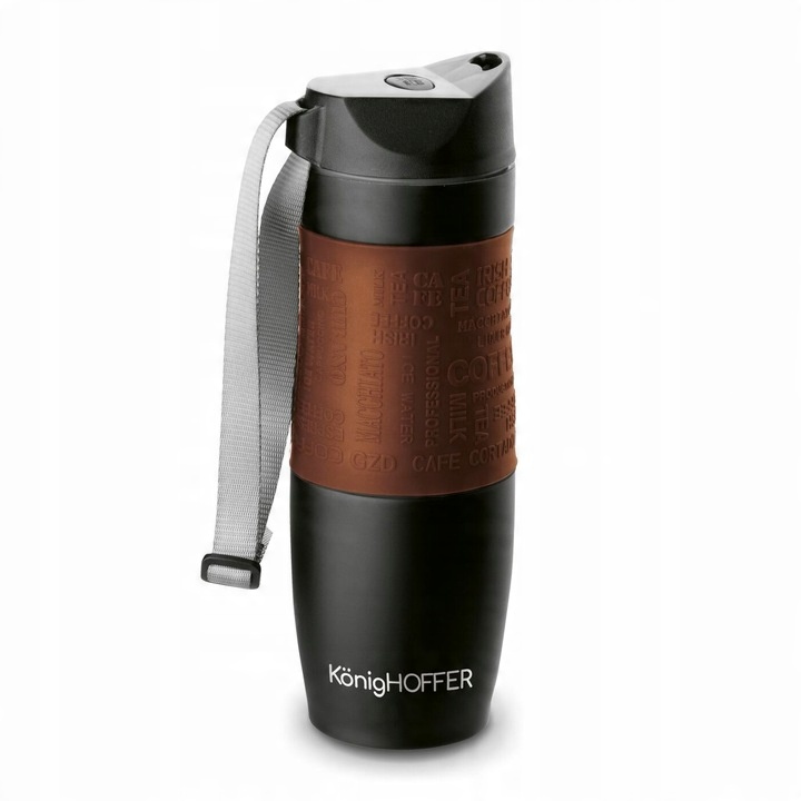 Kubek termiczny Konighoffer Frizo 480 ml brązowy