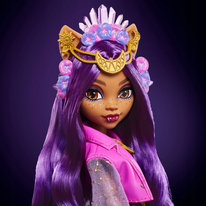 LALKA MONSTER HIGH CLAWDEEN WOLF POTWÓR MODOWA AKCESORIA FESTIWALOWE FEST