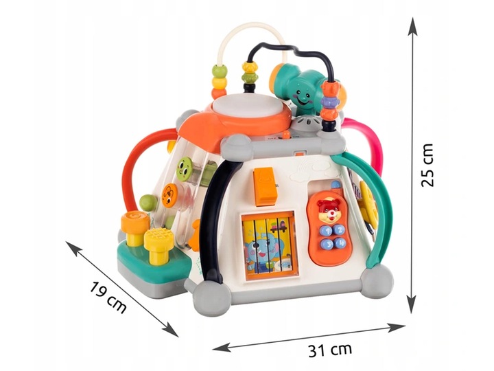 KOSTKA SENSORYCZNA INTERAKTYWNA SORTER EDUKACYJNY