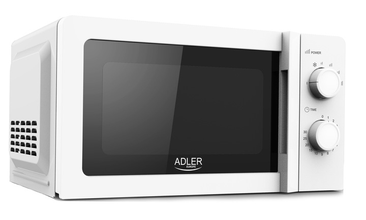KUCHENKA MIKROFALOWA MIKROFALA WOLNOSTOJĄCA MOCNA MAŁA BIAŁA 20L