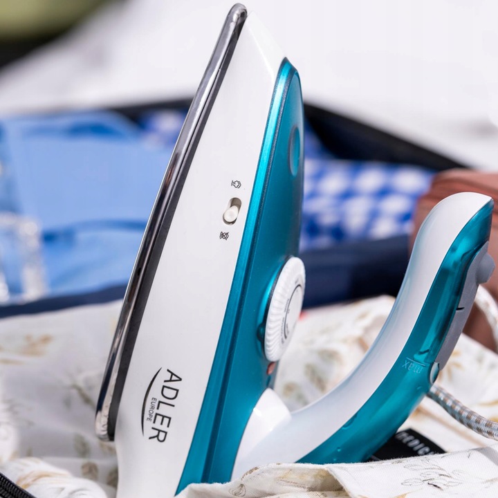 MAŁE ŻELAZKO TURYSTYCZNE Z FUNKCJĄ PARY 1700W SKŁADANE CERAMICZNE PODRÓŻNE