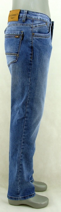 SPODNIE ST LEON 2150 W34-90/96CM L 30 GRANAT