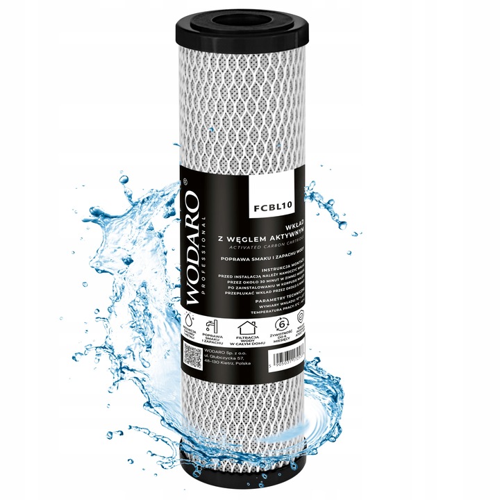 Zestaw Wkładów do Filtra Wody na Cały Dom 3-stopniowy Zmiękczacz WodaRO 10"