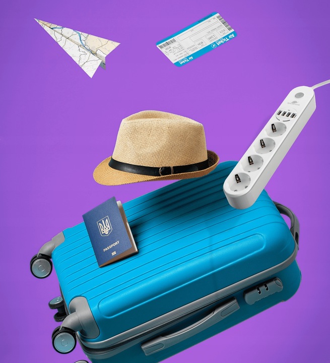 Bezpieczna Listwa Zasilająca Przedłużacz Spacetronik SR-203 4AC 4USB QC 2m