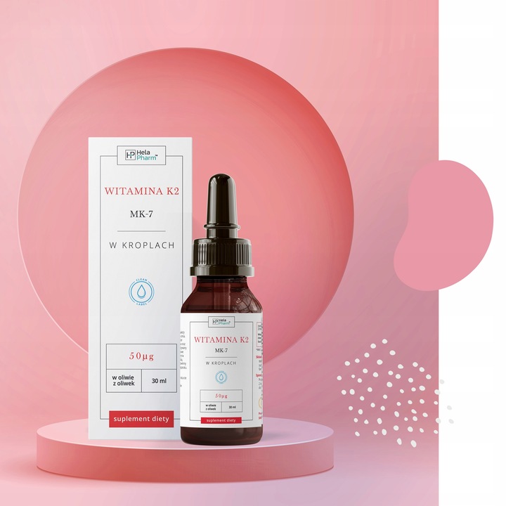 Witamina K2 MK-7 krople KRĄŻENIE, KOŚCI 30 ml VEGE