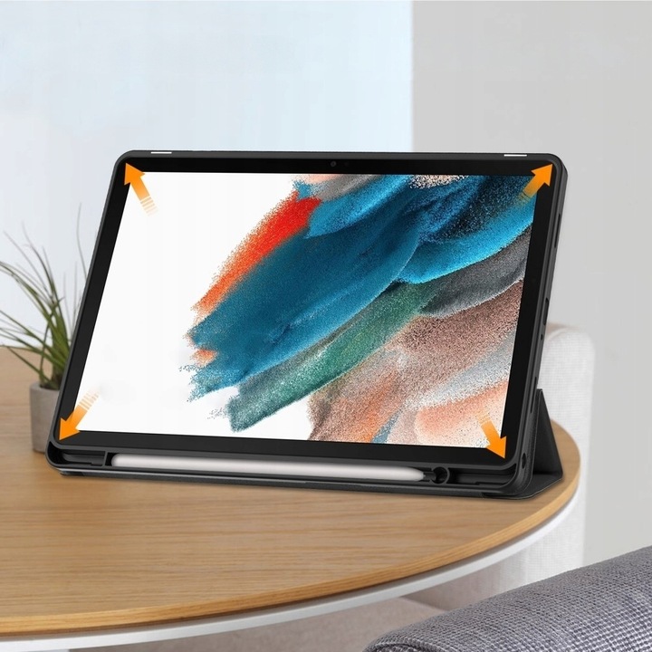 ETUI Z KLAPKĄ OBUDOWA POKROWIEC CASE FUTERAŁ DO SAMSUNG GALAXY TAB A9+ PLUS