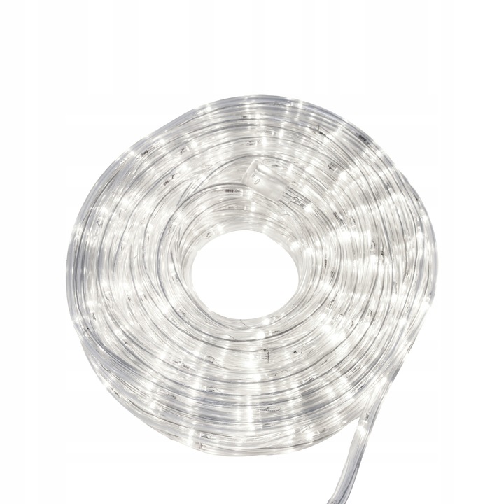 MOCNY WĄŻ ŚWIETLNY ZEWNĘTRZNY WEW LAMPKI CHOINKOWE 480 LED 20m BIAŁY ZIMNY