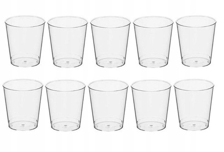 KIELISZEK KIELISZKI DO WÓDKI SHOTÓW LEKÓW PLASTIKOWE SHOT MOCNE 40ML 50