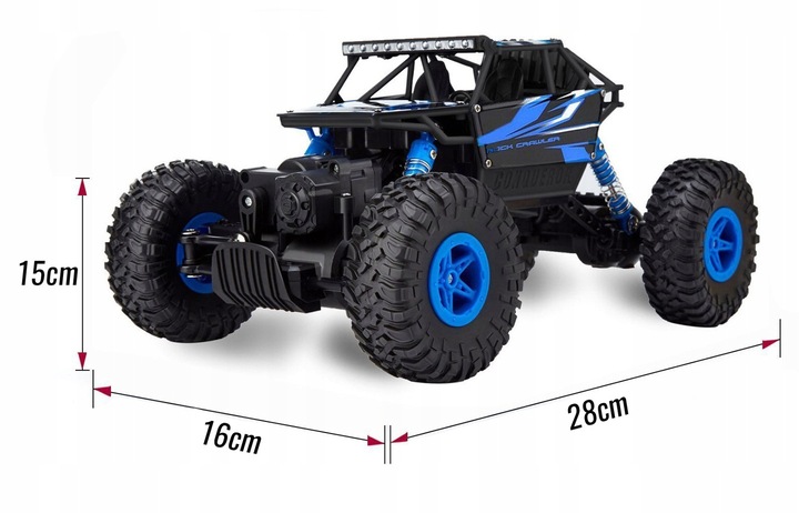 KRÓL PRZESZKÓD samochód sterowany AUTO RC MoNsTeR 4x4