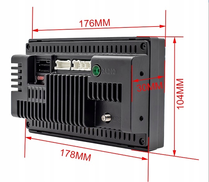 MEGA Radio Samochodowe ANDROID Bluetooth WiFi USB 2DIN GPS +KAMERA COFANIA