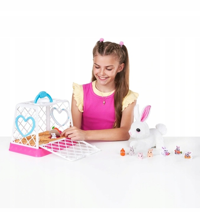 ZURU Pets Alive Interaktywny Królik Mama Bunny Surprise z króliczkami