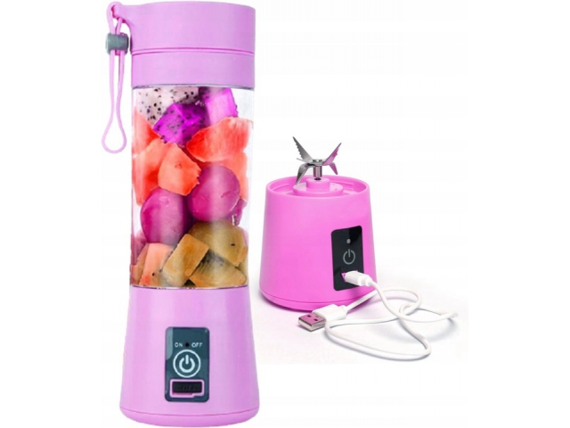 BLENDER MIKSER TURYSTYCZNY BEZPRZEWODOWY USB AKUMULATOR 380ML