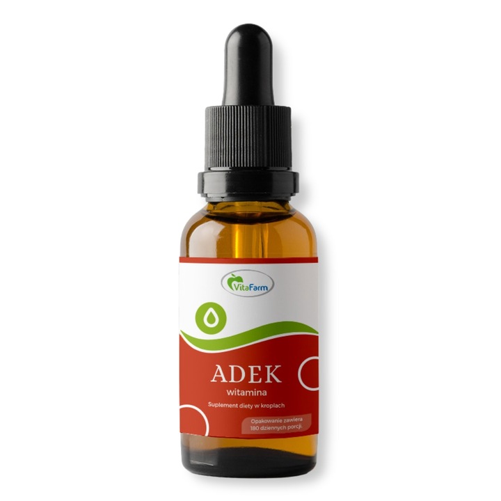 Witamina ADEK (A+D3 2000 IU+E+K2) krople 30 ml