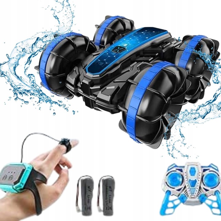 SAMOCHÓD STEROWANY RĘKĄ GESTAMI PŁYWAJĄCY AUTO AMFIBIA JEŻDZI PO WODZIE