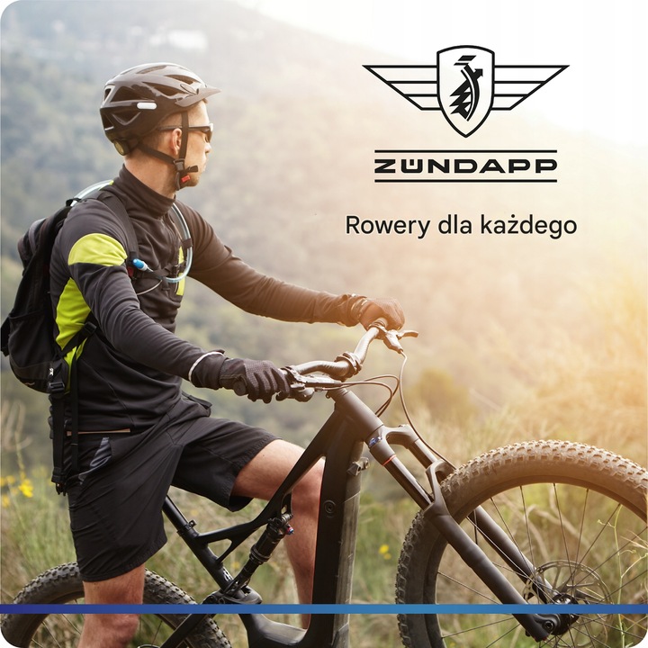 Rower Zundapp Blue 5.0 rama 17 cali, koła 24, biało - zielony