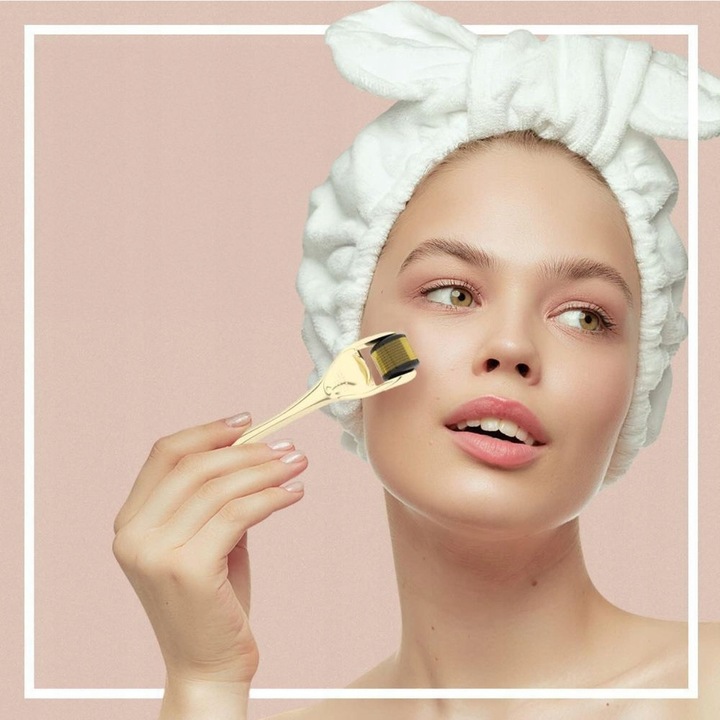 DERMA ROLLER WAŁEK MASAŻER DO MASAŻU CIAŁA TWARZY ROLOWANIA MEZOTERAPII 3x
