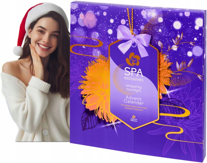 KALENDARZ ADWENTOWY ZESTAW Z KOSMETYKAMI 24 SZT PREZENT DLA KOBIET VEGAN