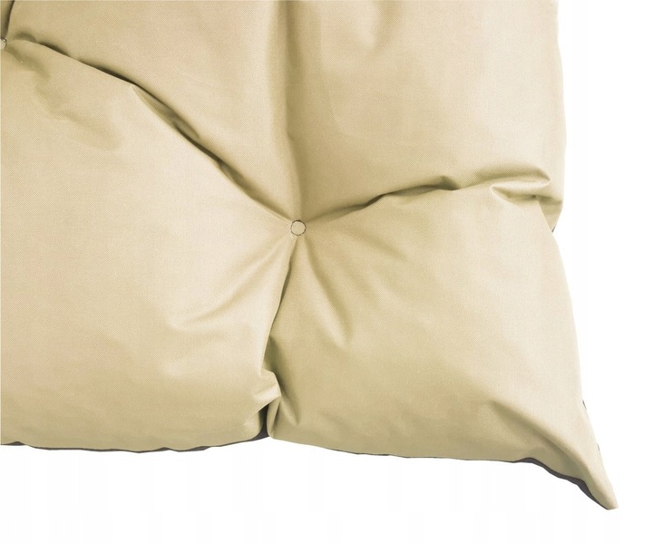 Poduszka Ogrodowa Tarasowa wodoodporna pikowana 70x40cm Krem