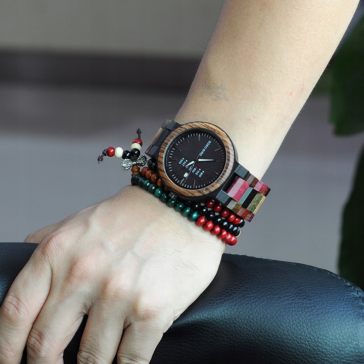 Drewniany zegarek BOBO BIRD P14-1 Unisex Bobobird