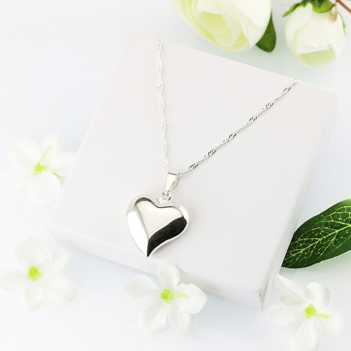 WYJĄTKOWE SERDUSZKO Z ŁAŃCUSZKIEM SINGAPUR DŁUGOŚĆ 45 CM SREBRO PRÓBY 925