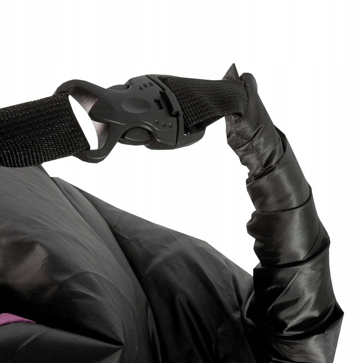 Aga LAZY BAG kanapa na powietrze 230x70 cm Czarny/Różowy