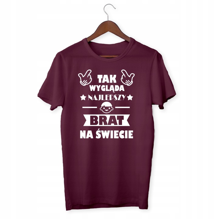 KOSZULKA NAJLEPSZY BRAT NA PREZENT EVER DLA NIEGO